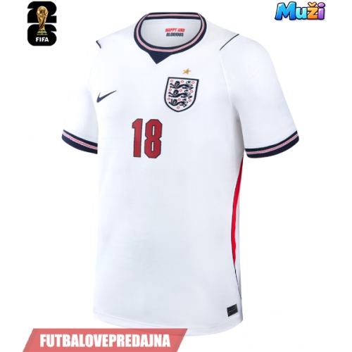 Lacne Muži Futbalové dres Anglicko Anthony Gordon #18 MS 2026 Krátky Rukáv - Domáci